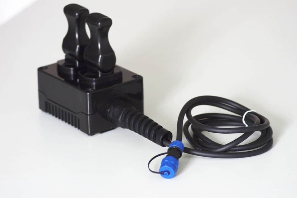 Components for robotic sailing electrical winch and joystick
